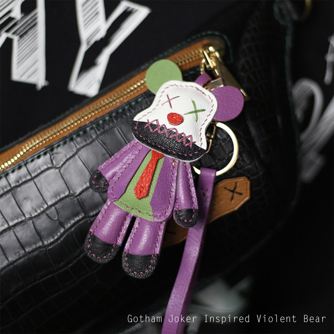 Handmade Luxury Joker Inspired Bear Keychain DIY Kit - Wirkin™