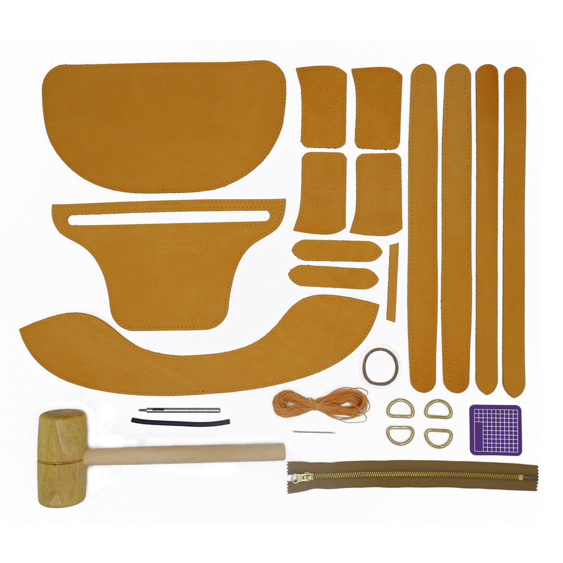 Bag patterns | Leather bum bag patterns and DIY leather tools | Wirkin™
