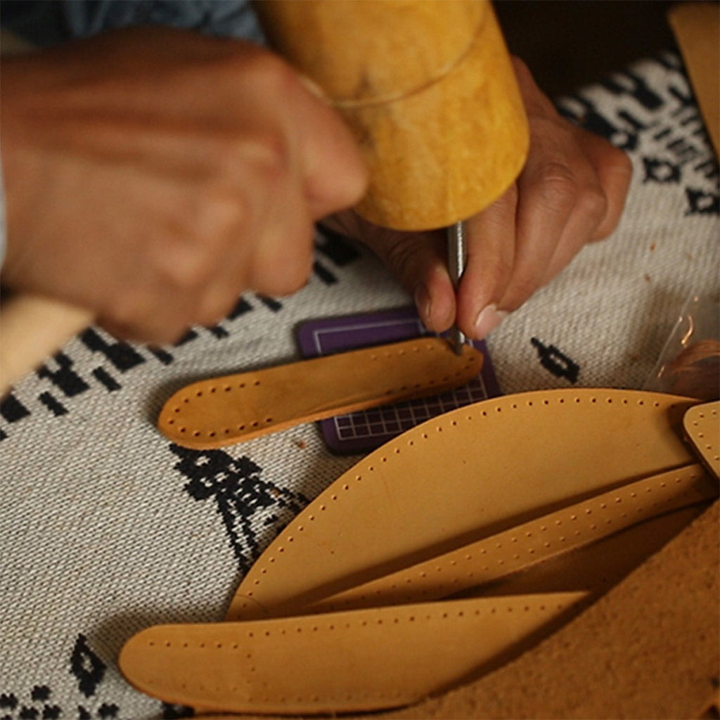 DIY Leather Bag kit | Leather bags making kit | Leather punch and wool hammer | Wirkin™