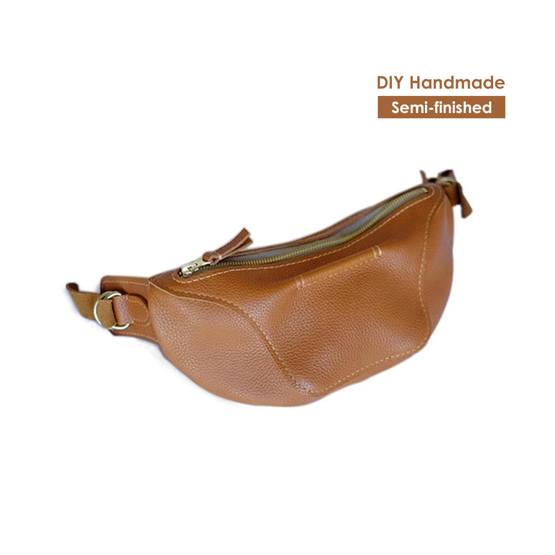 DIY Leather Bag Kit Semi-finished Leather Kit Pre-punched Leather | DIY Gift Ideas Handmade Leather Bag - Wirkin™