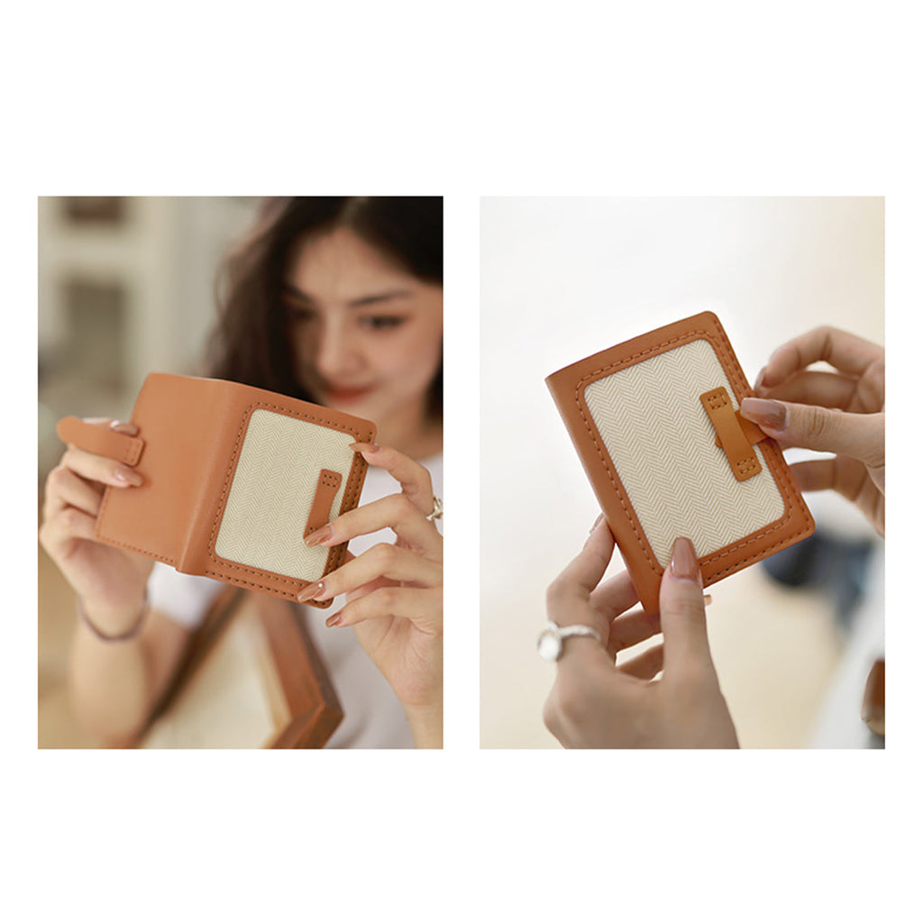 Minimalistic Leather Bifold Wallet Brown - Wirkin™