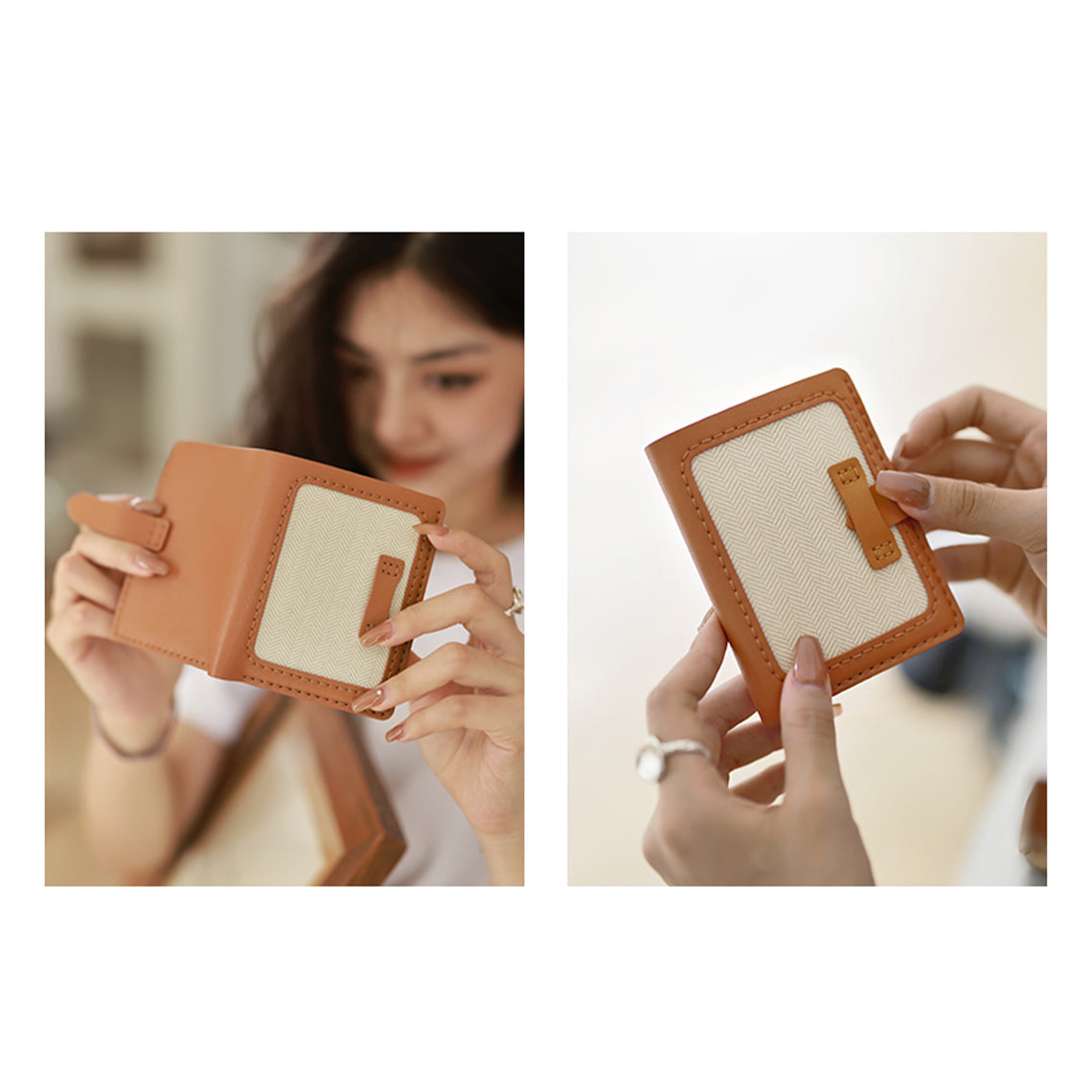 Minimalistic Leather Bifold Wallet Brown - Wirkin™