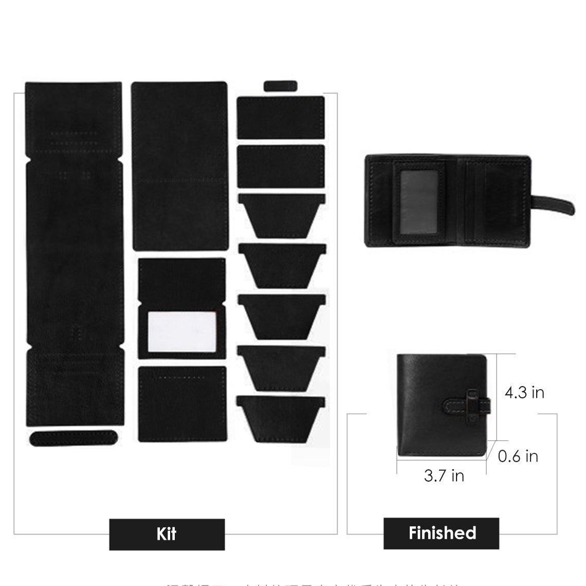 Black Wallet | How to make handmade Wallet | Wirkin™