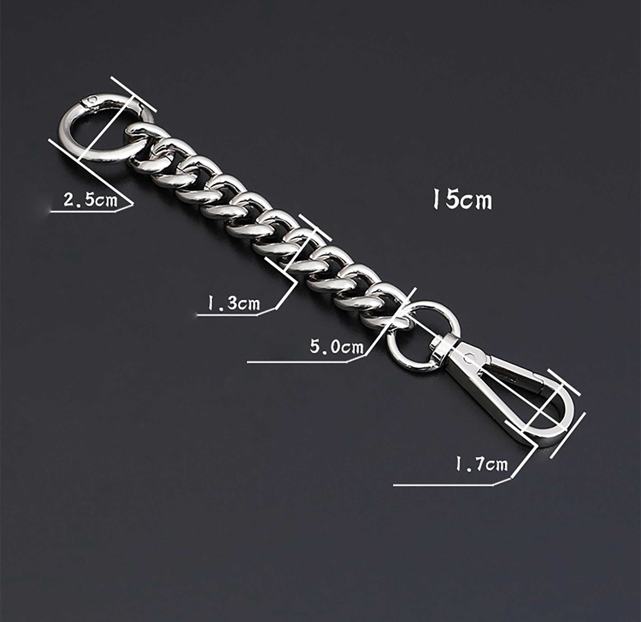 Bag Extension Chain Shoulder Strap, Extended Chain for Backpack, Underarm DIY Bag Strap, Short Chain Accessories