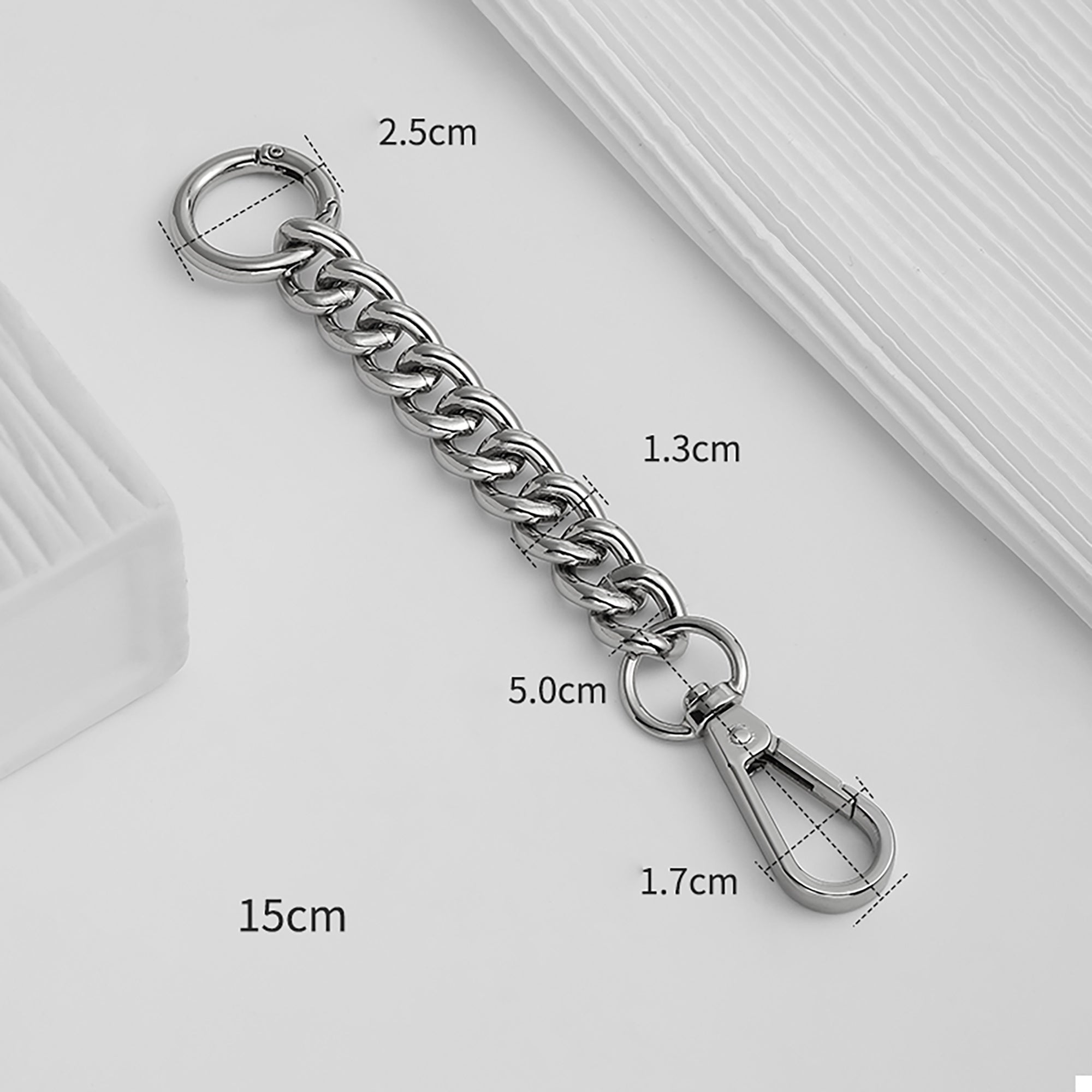 Bag Extension Chain Shoulder Strap, Extended Chain for Backpack, Underarm DIY Bag Strap, Short Chain Accessories