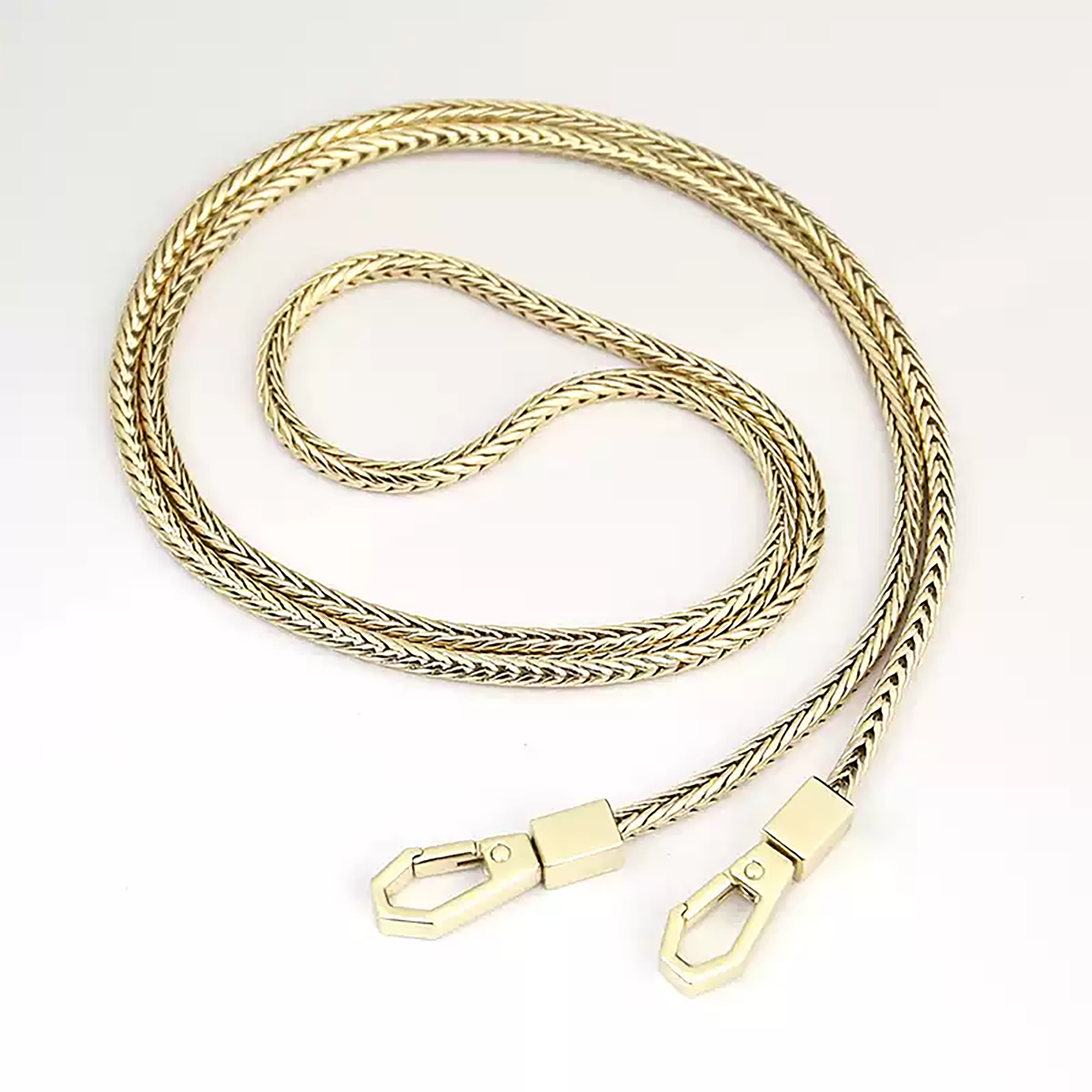 Handcrafted Metal Chain Strap for Women's Crossbody Bags & Wallets - Replacement Chain for Handbags