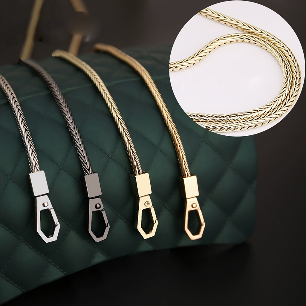 Handcrafted Metal Chain Strap for Women's Crossbody Bags & Wallets - Replacement Chain for Handbags