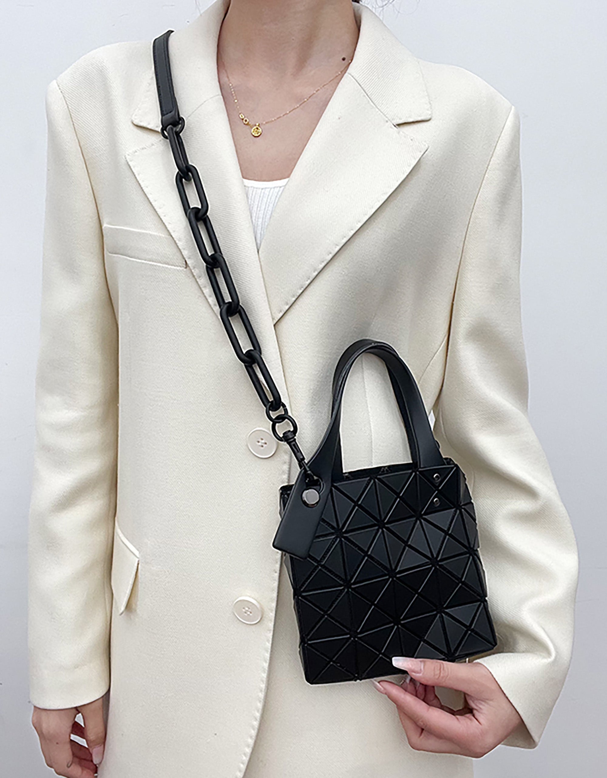 Crossbody shoulder strap for CRYSTAL GLOSS bag, acrylic material bag replacement strap, adjustable length single shoulder bag strap accessory