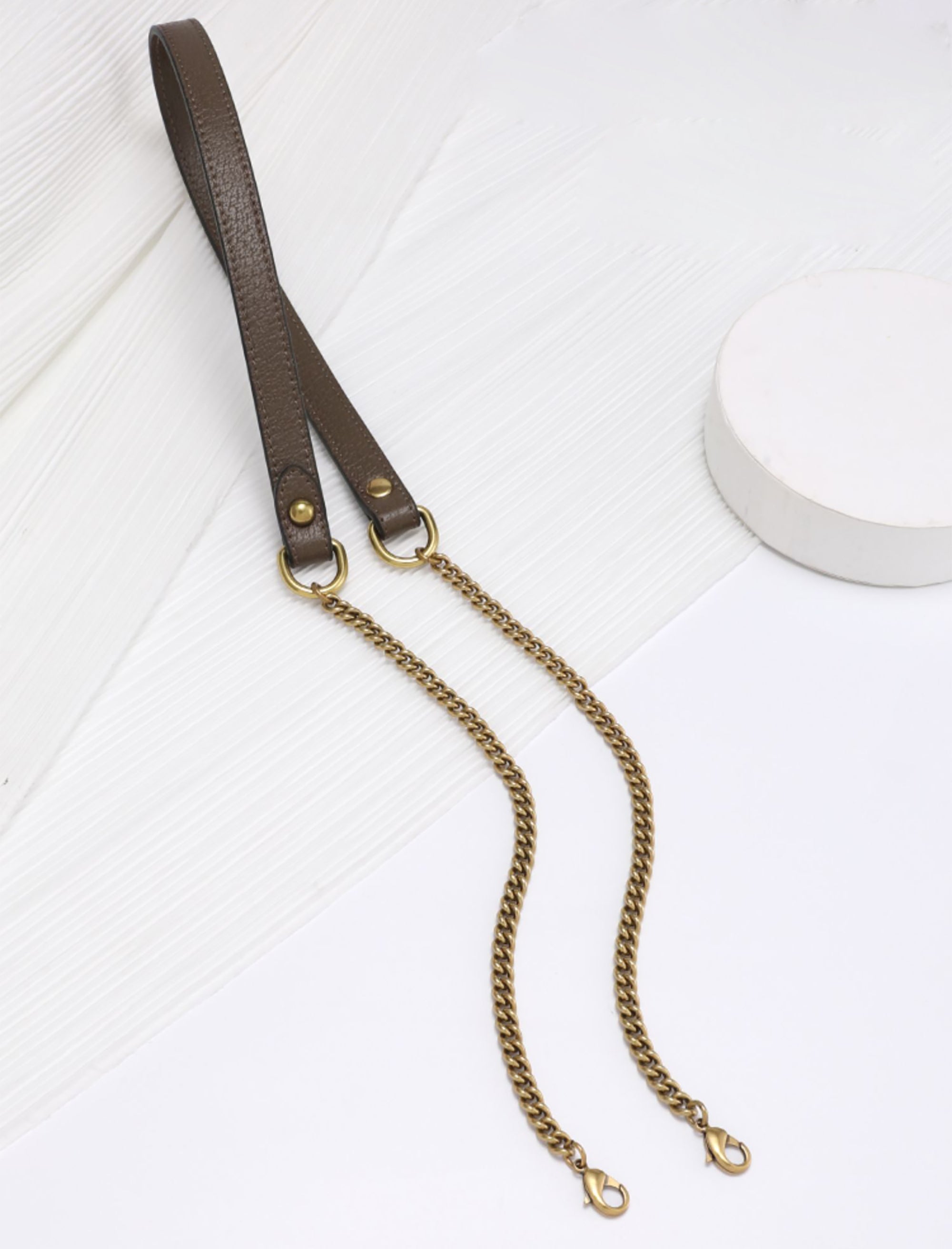 Handmade Adjustable Strap for Toiletry Bag – Crossbody Shoulder Strap, Chain and Accessories for Bag Transformation
