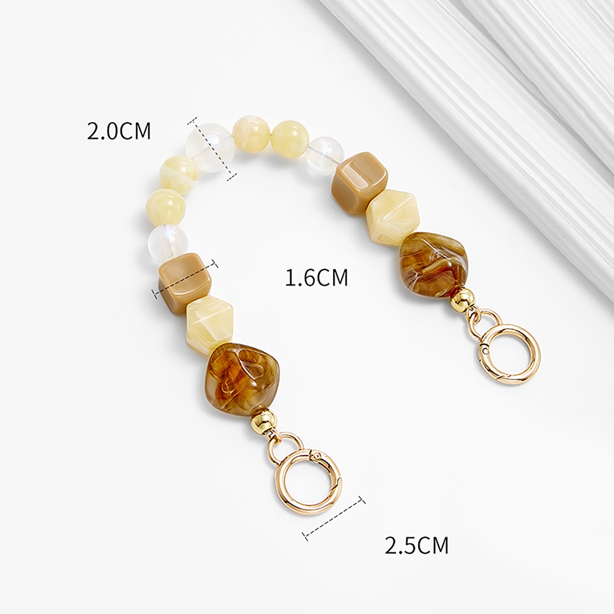 Acrylic chain bag decoration, modification for handheld short bag chain, DIY accessory.