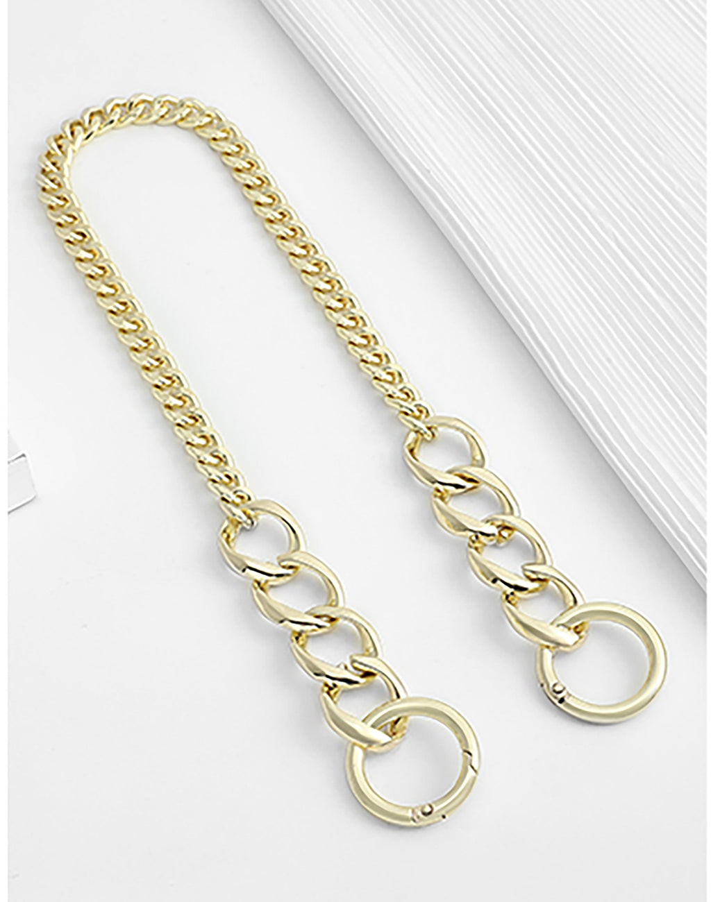 Underarm bag chain accessory, medium-small crossbody bag strap, wallet replacement bag chain