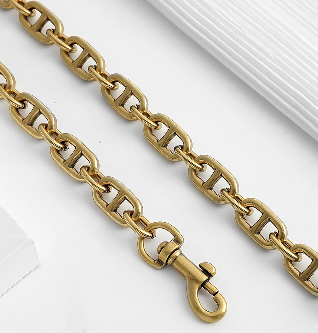 Metal chain accessory, crossbody decorative shoulder strap, underarm bag chain
